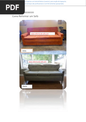 Como Reformar um Sofá