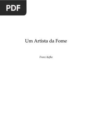 Um Artista da Fome