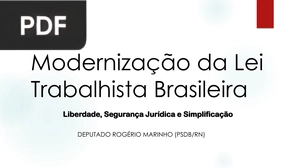 Modernização da Lei Trabalhista Brasileira (apresentação)
