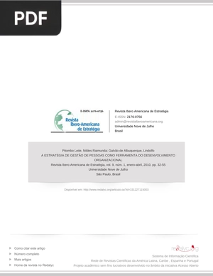 A estratégia de Gestão de pessoas como ferramenta do desenvolvimento organizacional