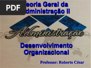 Desenvolvimento Organizacional (Apresentação)
