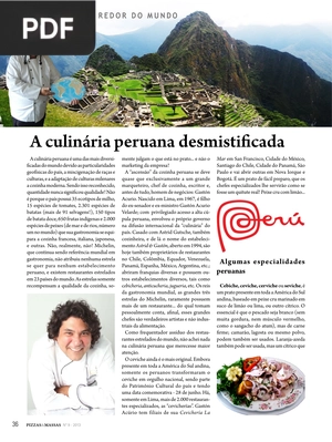 A culinária peruana desmistificada