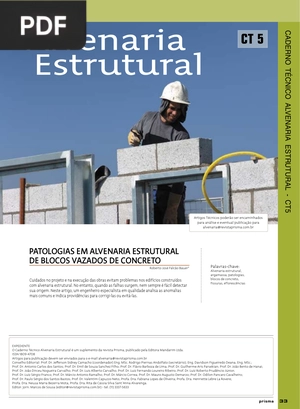 Patologias em alvenaria estrutural de blocos vazados de concreto