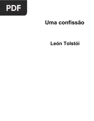 Uma confissão