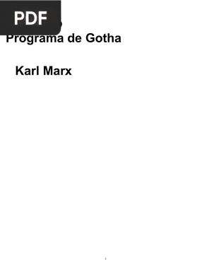 Crítica ao Programa de Gotha