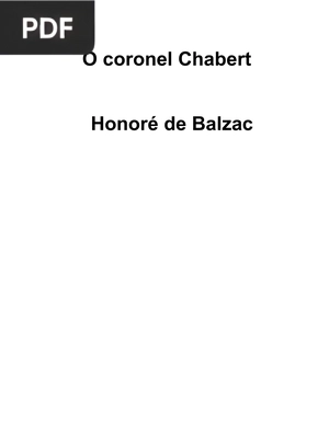 O coronel Chabert