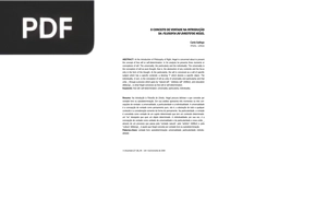 O conceito de vontade na introdução da filosofia do direito de hegel