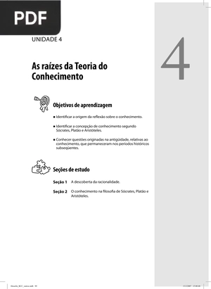 As raízes da Teoria do Conhecimento