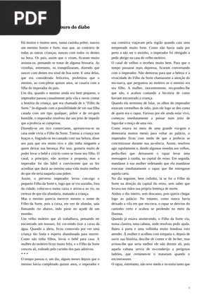 Três Cabelos de Ouro do Diabo