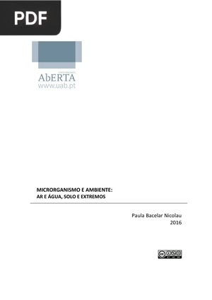Microrganismos e Ambiente: ar e água, solo e extremos