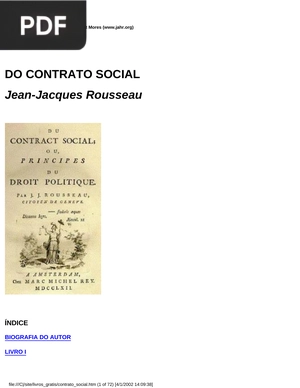 Do Contrato Social