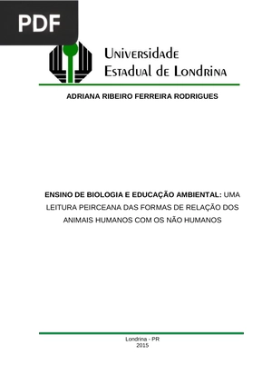 Ensino de Biologia e Educação Ambiental