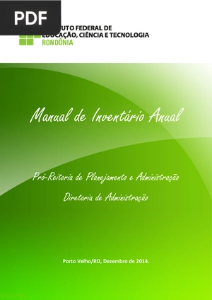 Manual de Inventário Anual