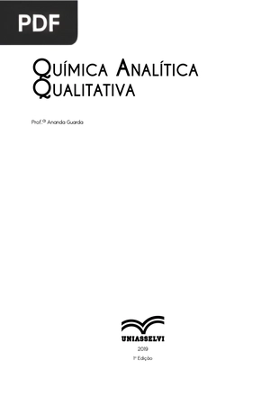 Química Analítica Qualitativa