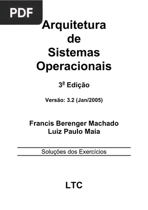 Arquitetura de Sistemas Operacionais