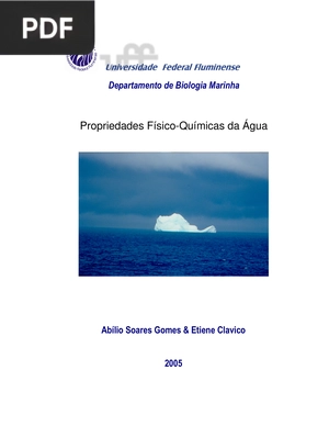 Propriedades Físico-Químicas da Água