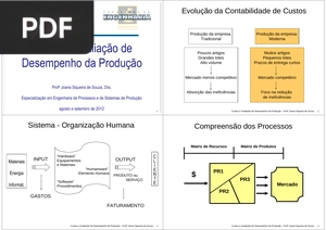 Custos e Avaliação de Desempenho da Produção (Apresentação)