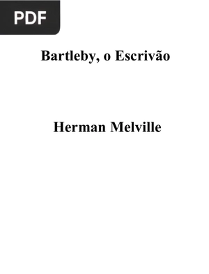 Bartleby, o Escrivão