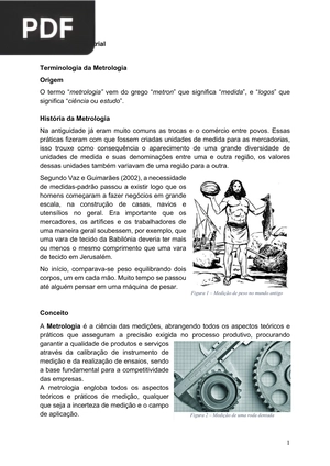 Metrologia Industrial (Artigo)