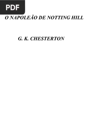O Napoleão de Notting Hill