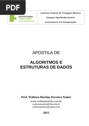 Apostila de algoritmos e estruturas de dados