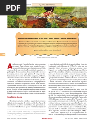 A Química dos Chás (Artigo)