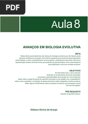 Avanços em biologia evolutiva