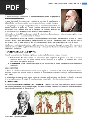 Evolucionismo (Artigo)