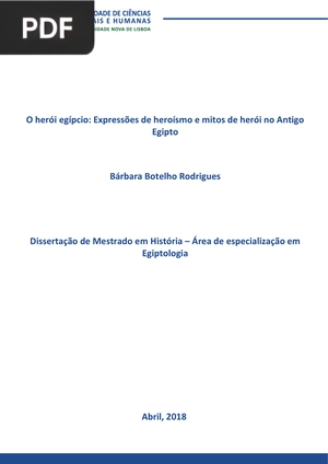 O herói egípcio: Expressões de heroísmo e mitos de herói no Antigo Egipto