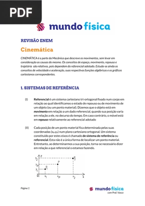 Cinemática (Artigo)