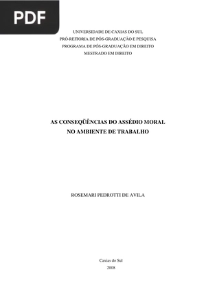 As consequências do assédio moral no ambiente de trabalho