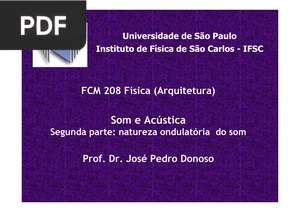 Som e Acústica Segunda Parte (Apresentação)