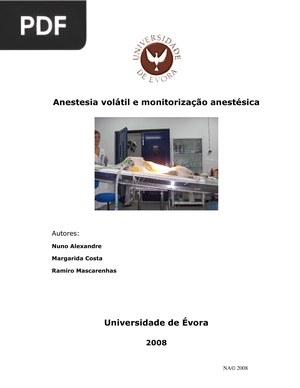 Anestesia volátil e monitorização anestésica
