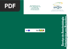 Serviço de Anestesiologia Informações aos Pacientes (Artigo)