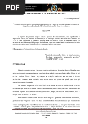 Racismo errante: muyto além da alemanha nazista