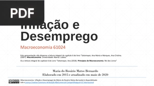 Inflação e Desemprego (Apresentação)