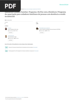 Manual do Cuidador Familiar