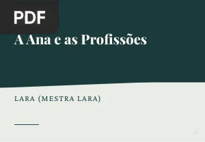 A Ana e as Profissões