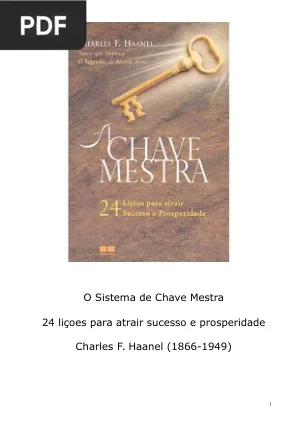A Chave Mestra: 24 Lições para Atrair Sucesso e Prosperidade