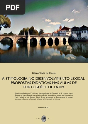 A Etimologia no Desenvolvimento Lexical