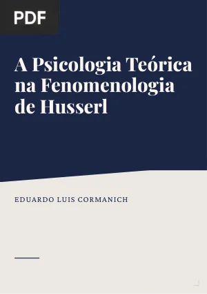 A Psicologia Teórica na Fenomenologia de Husserl