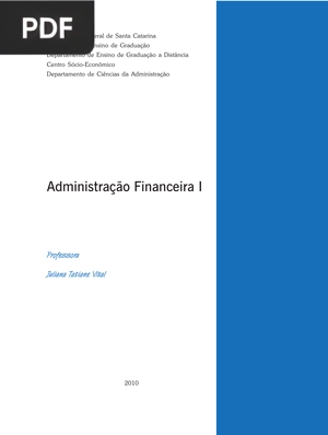 Administração Financeira I