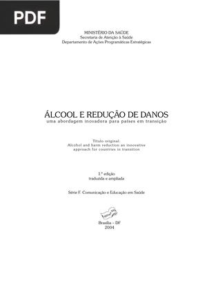 Álcool e redução de danos