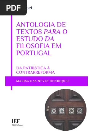 Antologia de Textos para o Estudo da Filosofia em Portugal: Da Patrística à Contrarreforma