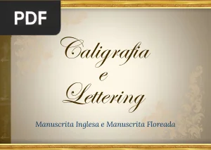 Apostila de Caligrafia e Lettering