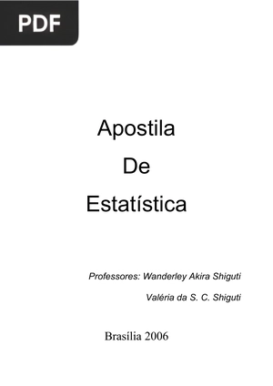 Apostila de Estatística