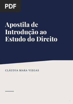 Apostila de Introdução ao Estudo do Direito