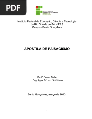 Apostila de paisagismo