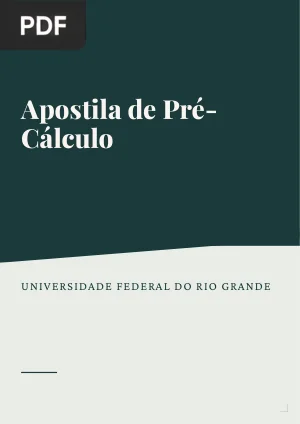 Apostila de Pré-Cálculo