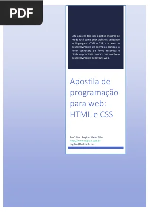 Apostila de programação para web: HTML e CSS